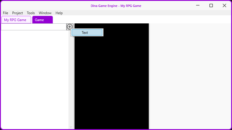 Dina Game Engine - Scene Editor